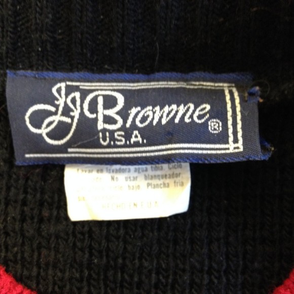 Vintage JJ Browne Christmas Holiday Sweater Not so Ugly Size Large NICE USA Made - Picture 8 of 11